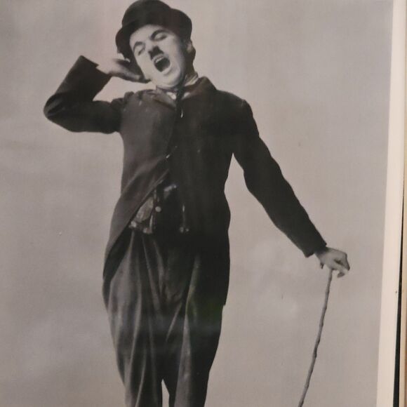 Charlie Chaplin (1954)—Vintage Photograph 8"x11" black & white photo - Picture 16 of 16